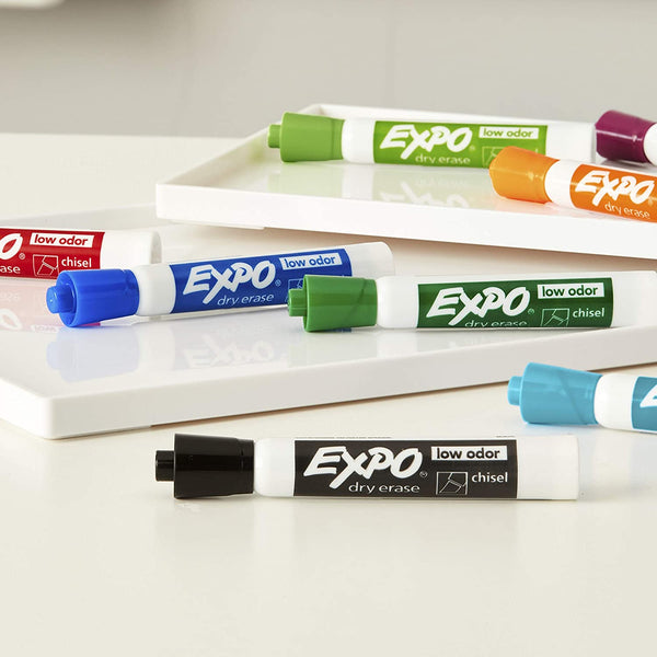 Low Odor Dry Erase Markers-8 Pack