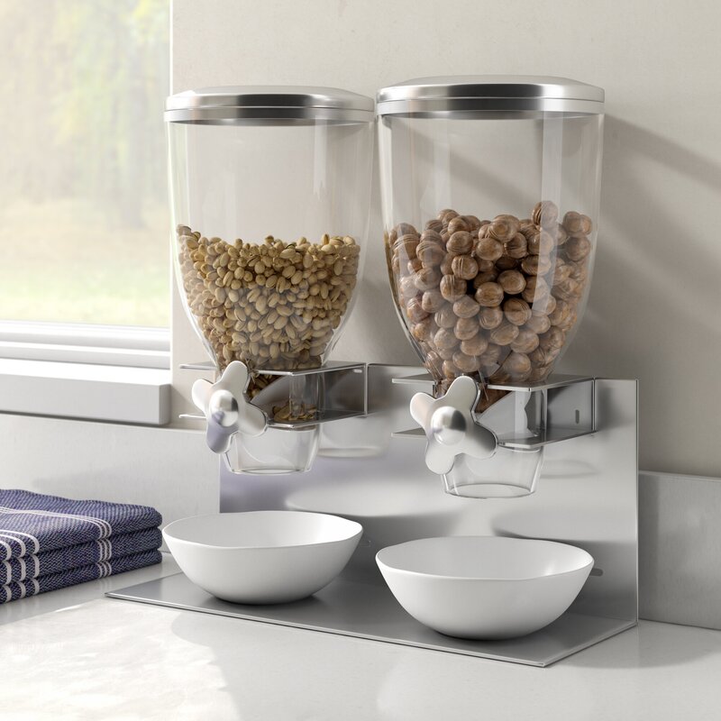 Akillies Double Pro Model Cereal Dispenser – Quick Online Retail LLC